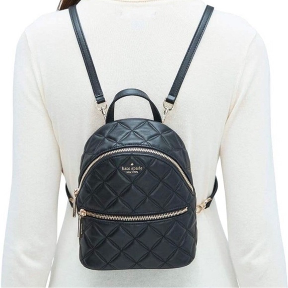 kate spade Handbags - Kate Spade Natalia Mini Convertible Backpack, Crossbody, Quilted Bag, in Black
